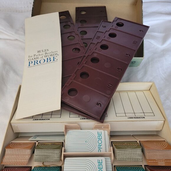 Vintage Board Game PROBE Game of Words 1964 Parker Brothers original EUC - Picture 1 of 6